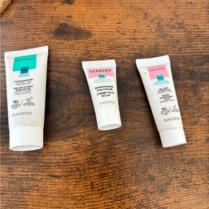 Sephora Skincare Trio - White and Pink Never Used